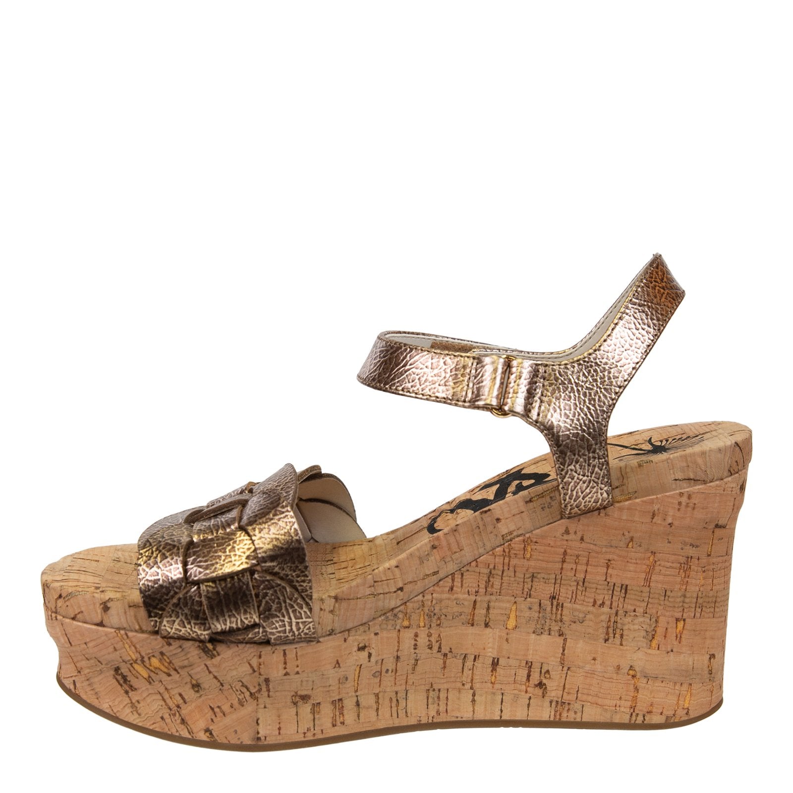 OTBT: CHARLESTON in GOLD Wedge Sandals - J. Cole ShoesOTBTOTBT: CHARLESTON in GOLD Wedge Sandals