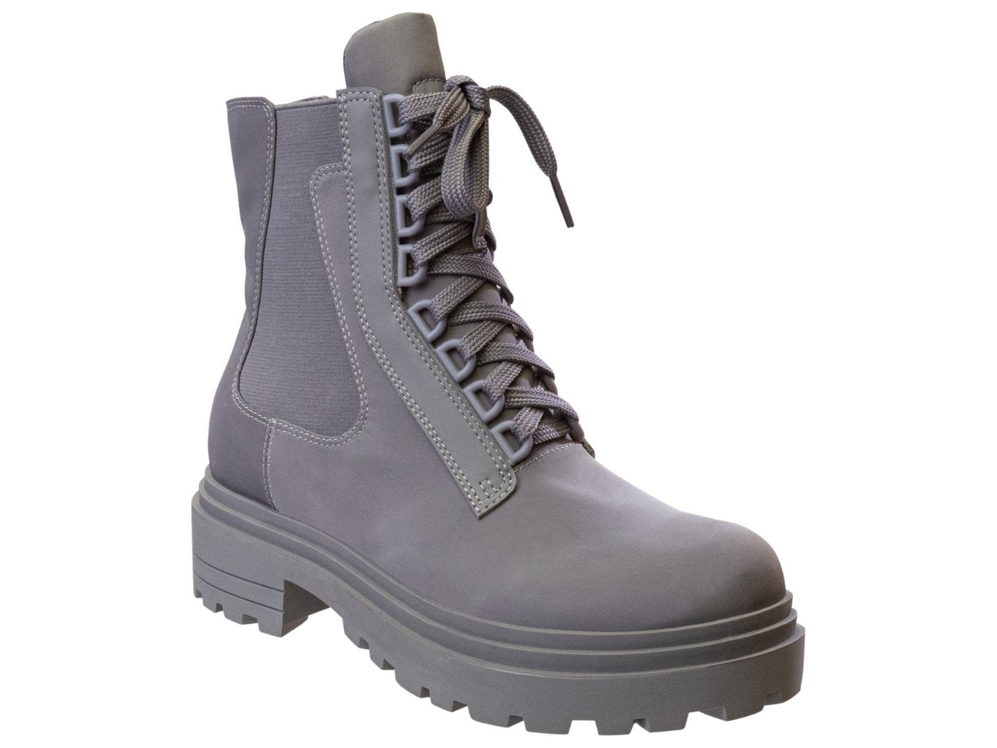 OTBT: COMMANDER in GREY Combat Boots - J. Cole ShoesOTBTOTBT: COMMANDER in GREY Combat Boots