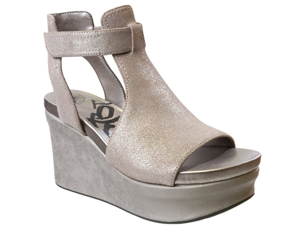 Tera Silver Wedge Sandals – GC Shoes