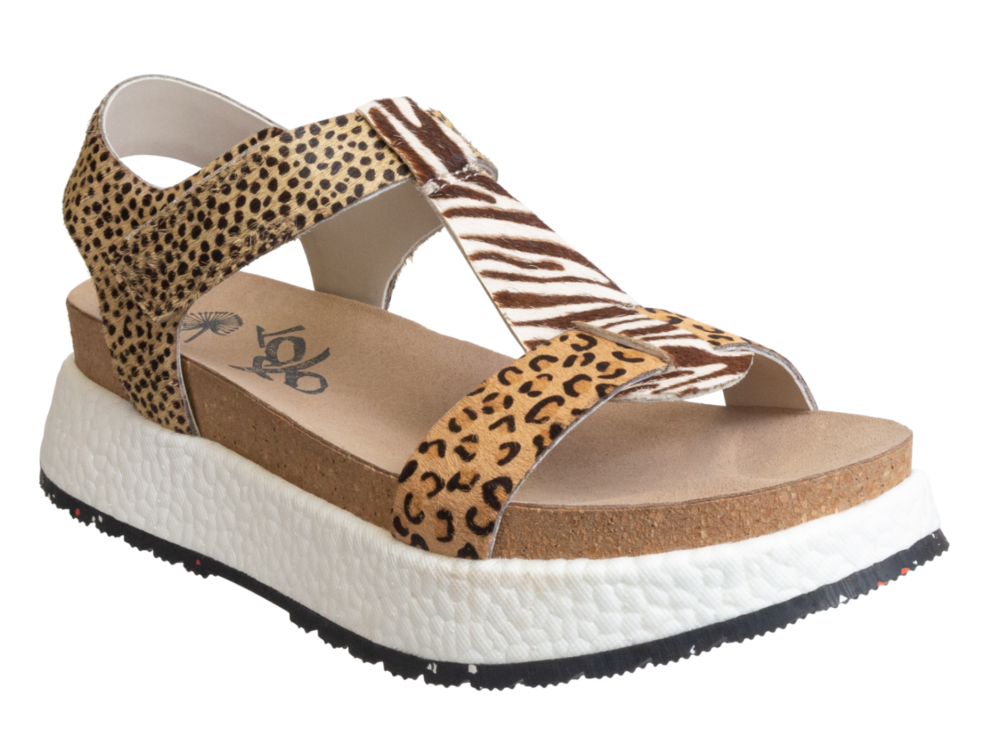 OTBT - MEND in ANIMAL PRINT Platform Sandals