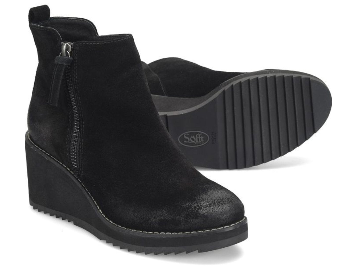 Sofft: Emeline in Black Suede - J. Cole ShoesSOFFTSofft: Emeline in Black Suede