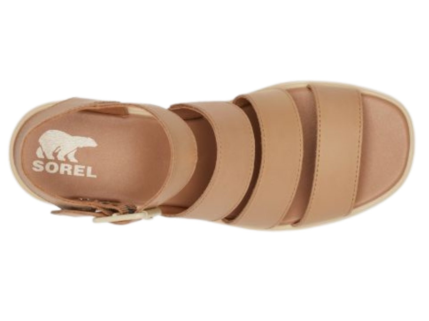 Sorel: Joanie III Ankle Strap in Honest Beige - J. Cole ShoesSORELSorel: Joanie III Ankle Strap in Honest Beige