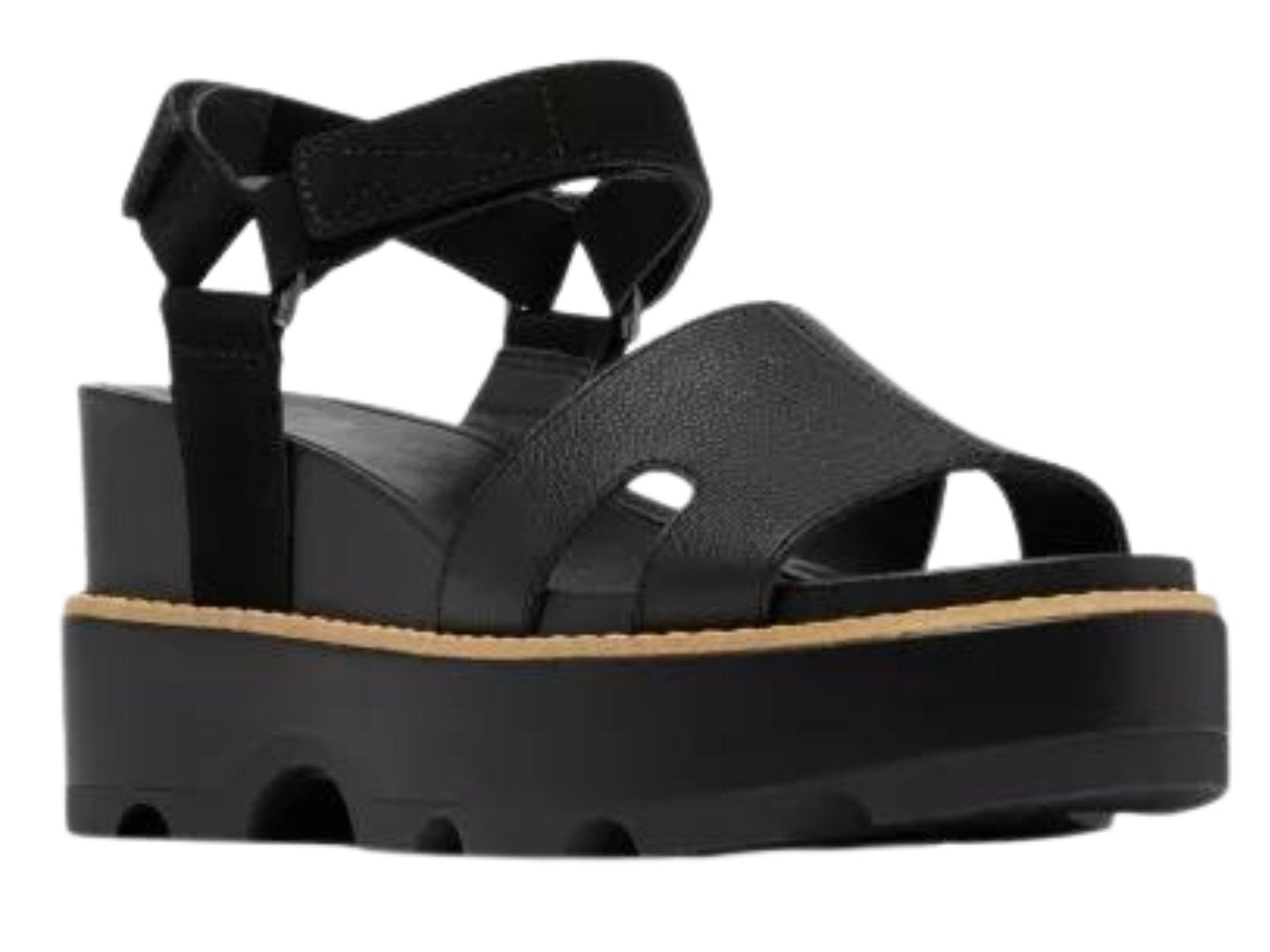 Sorel: Joanie IV Ankle Strap WE in Black - J. Cole ShoesSORELSorel: Joanie IV Ankle Strap WE in Black