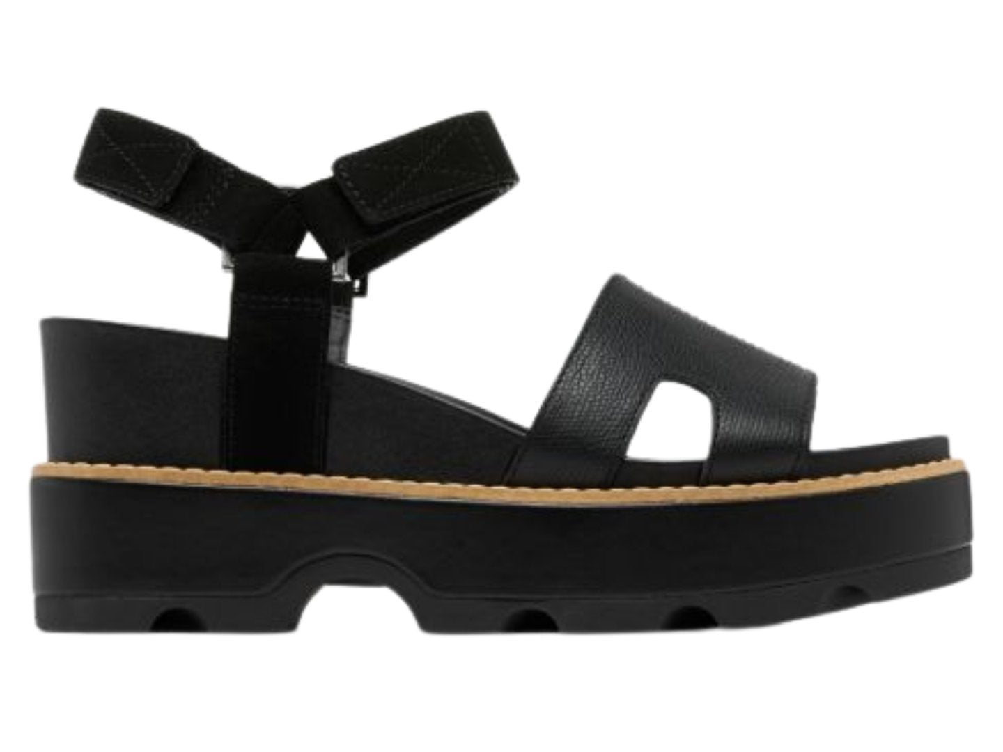 Sorel: Joanie IV Ankle Strap WE in Black - J. Cole ShoesSORELSorel: Joanie IV Ankle Strap WE in Black