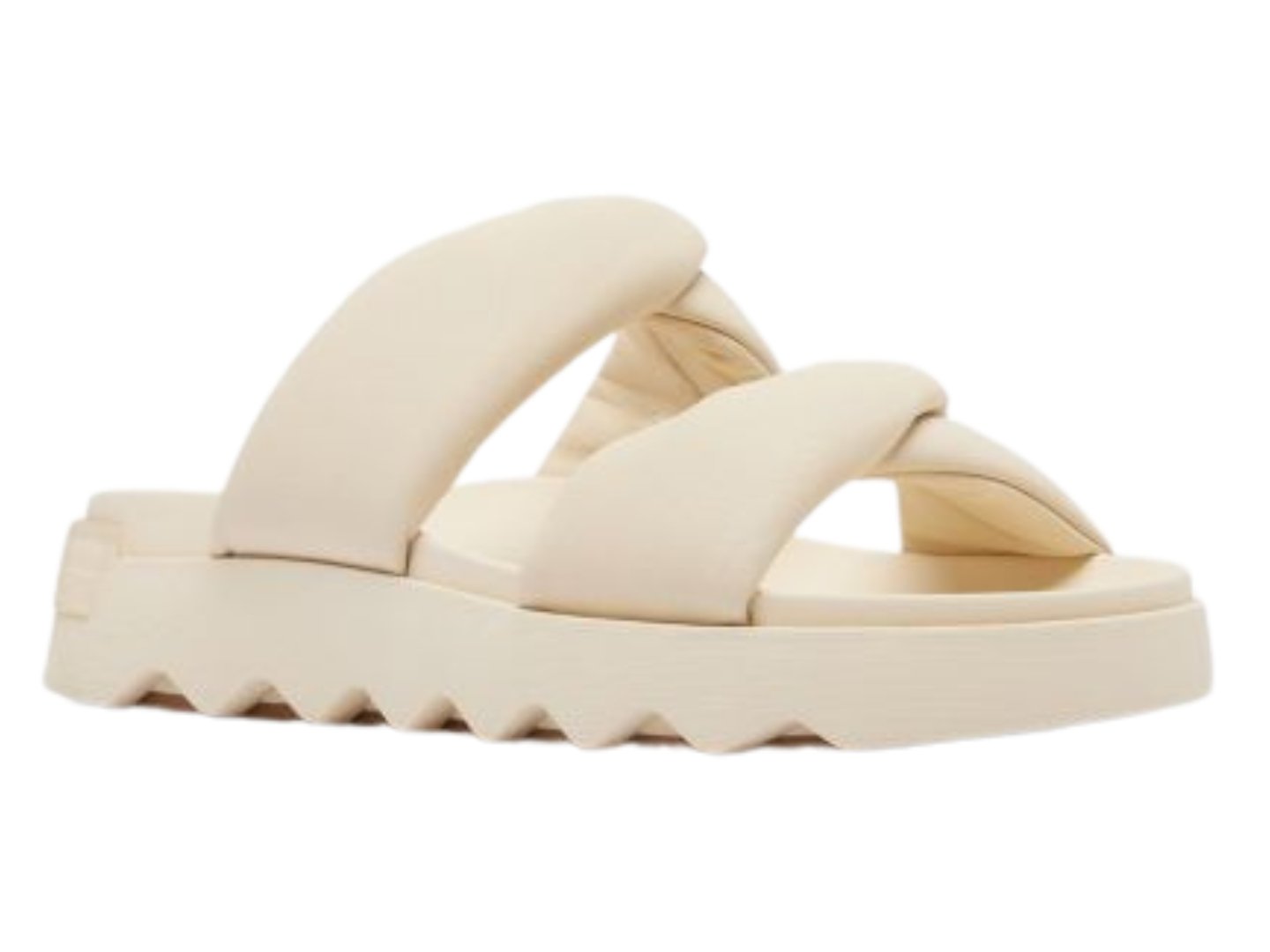 Sorel: Vibe Twist Slide in Honey White - J. Cole ShoesSORELSorel: Vibe Twist Slide in Honey White