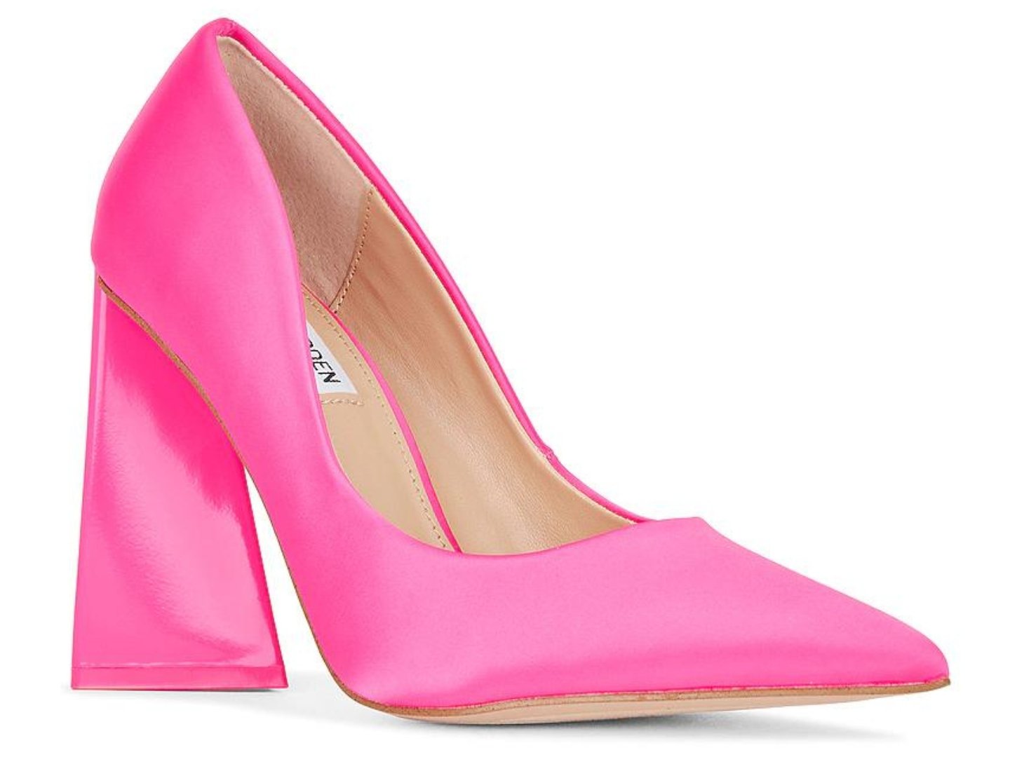 Steve Madden: Pickee in Pink Satin - J. Cole ShoesSTEVE MADDENSteve Madden: Pickee in Pink Satin