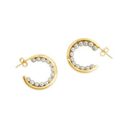 Two Tone Hoops - J. Cole ShoesOMG BlingsTwo Tone Hoops