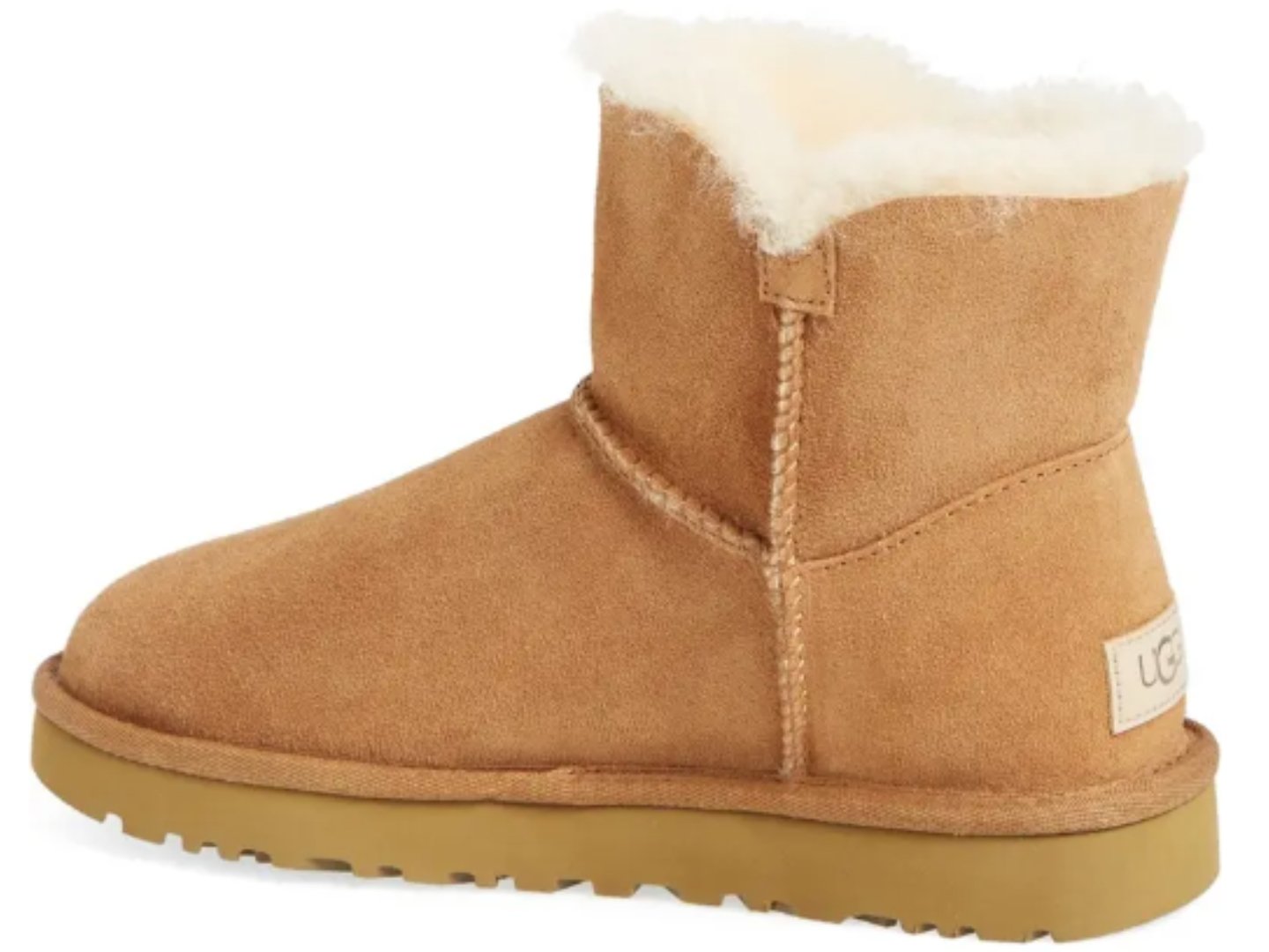 UGG: Mini Bailey Button II in Chestnut - J. Cole ShoesUGGUGG: Mini Bailey Button II in Chestnut